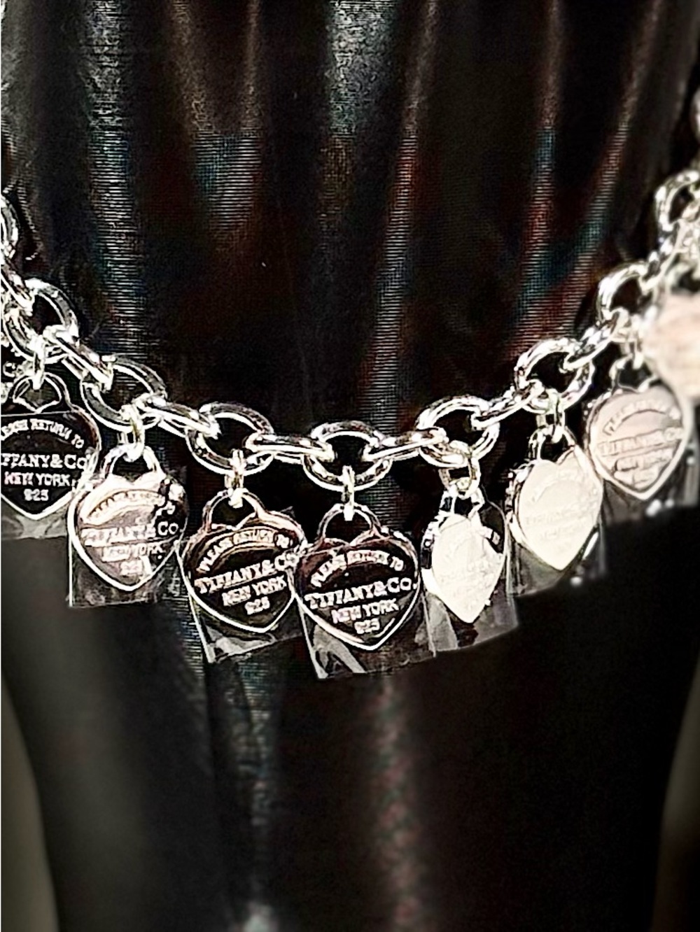 Multi - Silver Heart Charm Bracelet - Picture 5 of 6